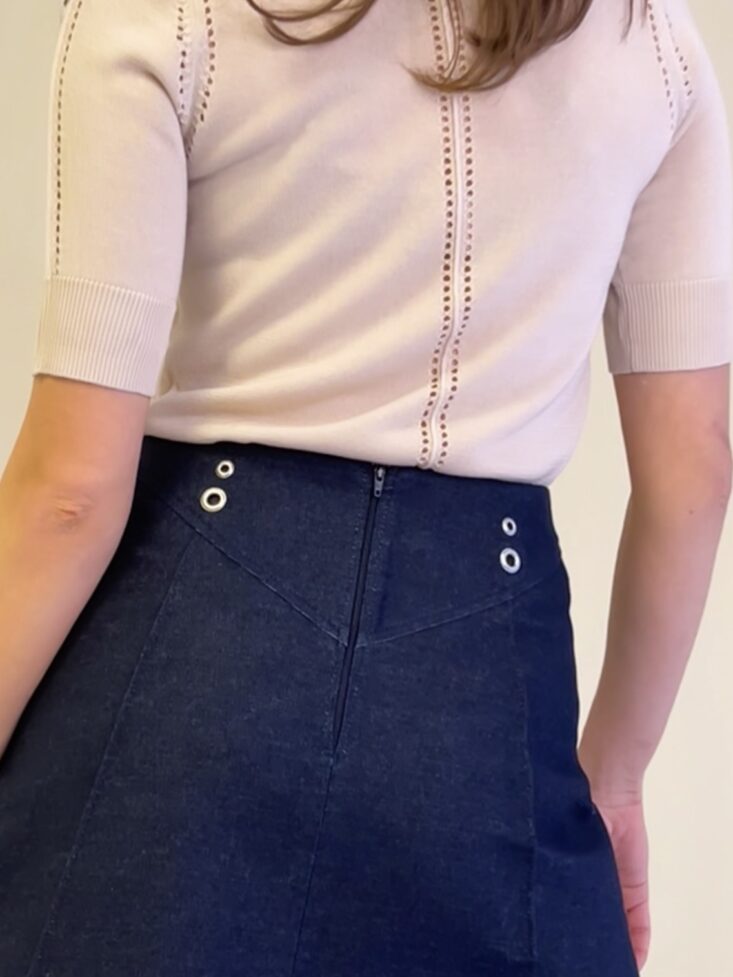 Denimnederdel